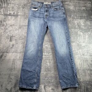 Ariat M4 Relaxed Boot Cut Jeans Mens 30x32 Blue Western Cowboy Denim Medium Wash